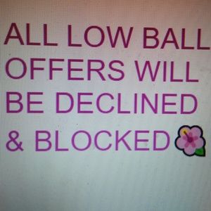 PLEASE, NO LOW BALLERS !!!!